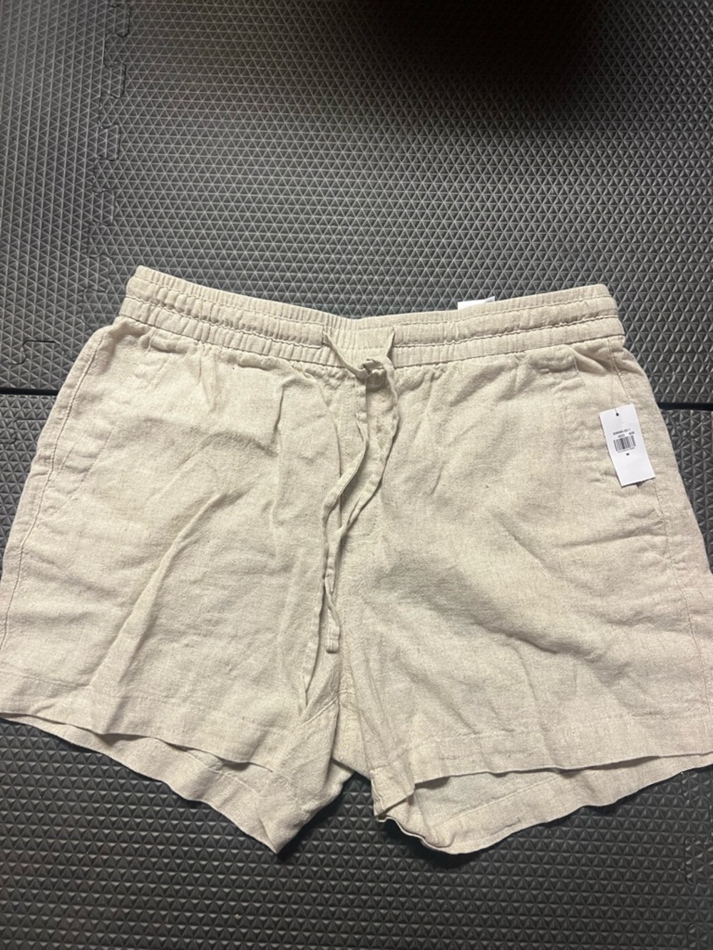 OLD NAVY Linen-Blend Drawstring Shorts SIZE M